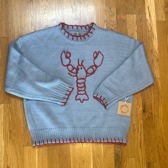 Bailey Rose Lobster Sweater Small Blue/Red - Picture 13 of 16